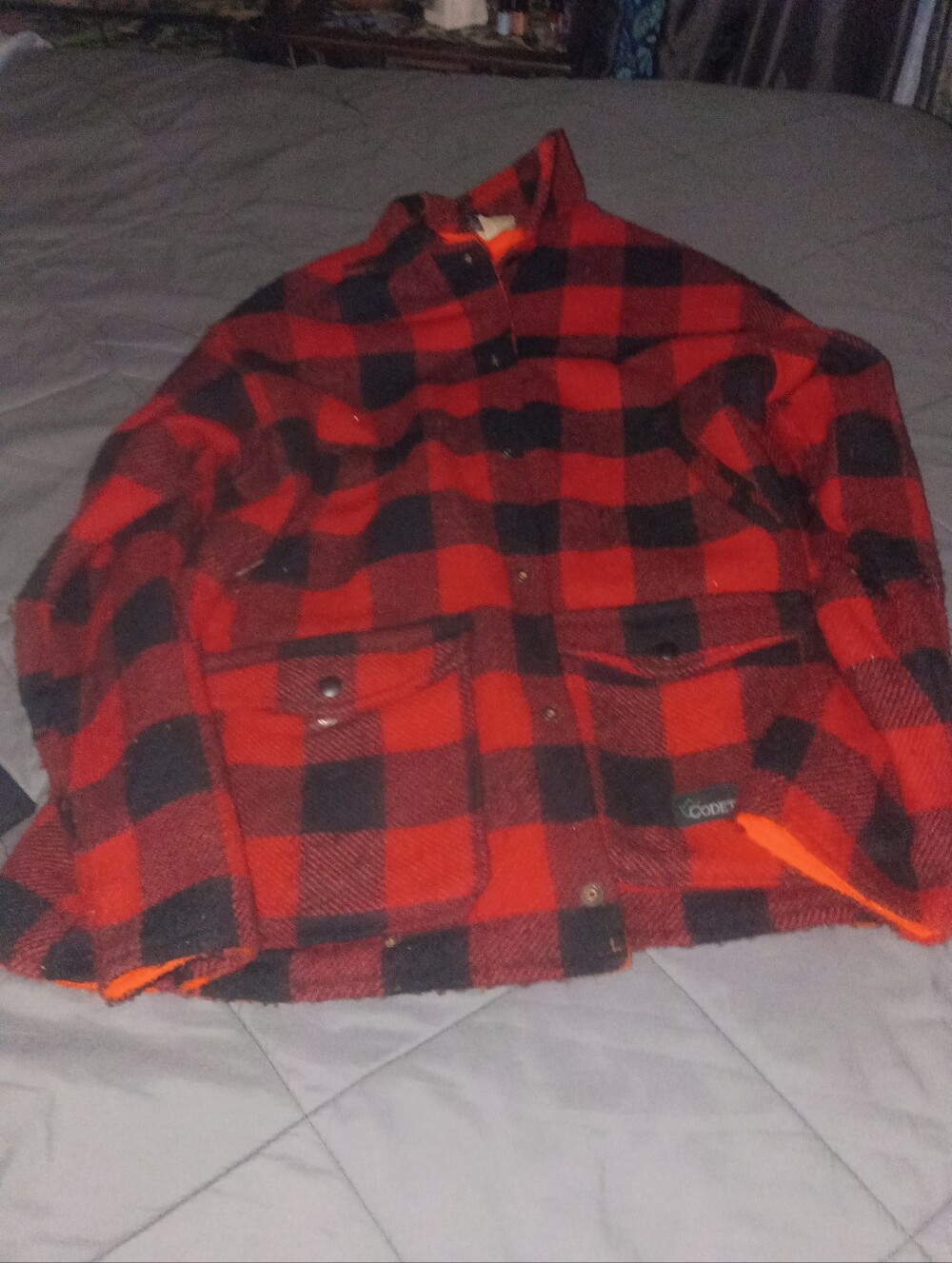 Men's Vintage Codet Red & Black Buffalo Plaid Jacket - Brand